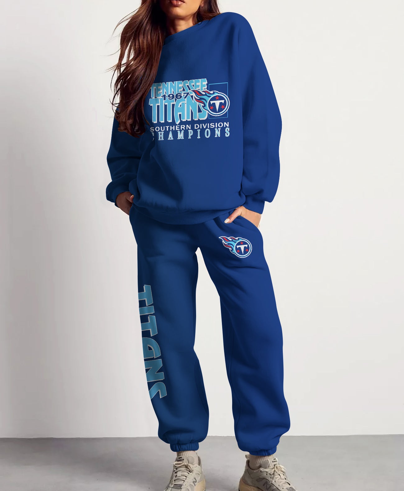 Tennessee Titans Combo 3D Sweatsuit and Sweatpants Unisex CBSP210