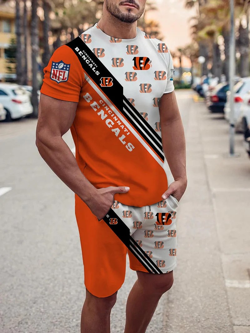 Cincinnati Bengals T-shirt and Shorts AZTS271