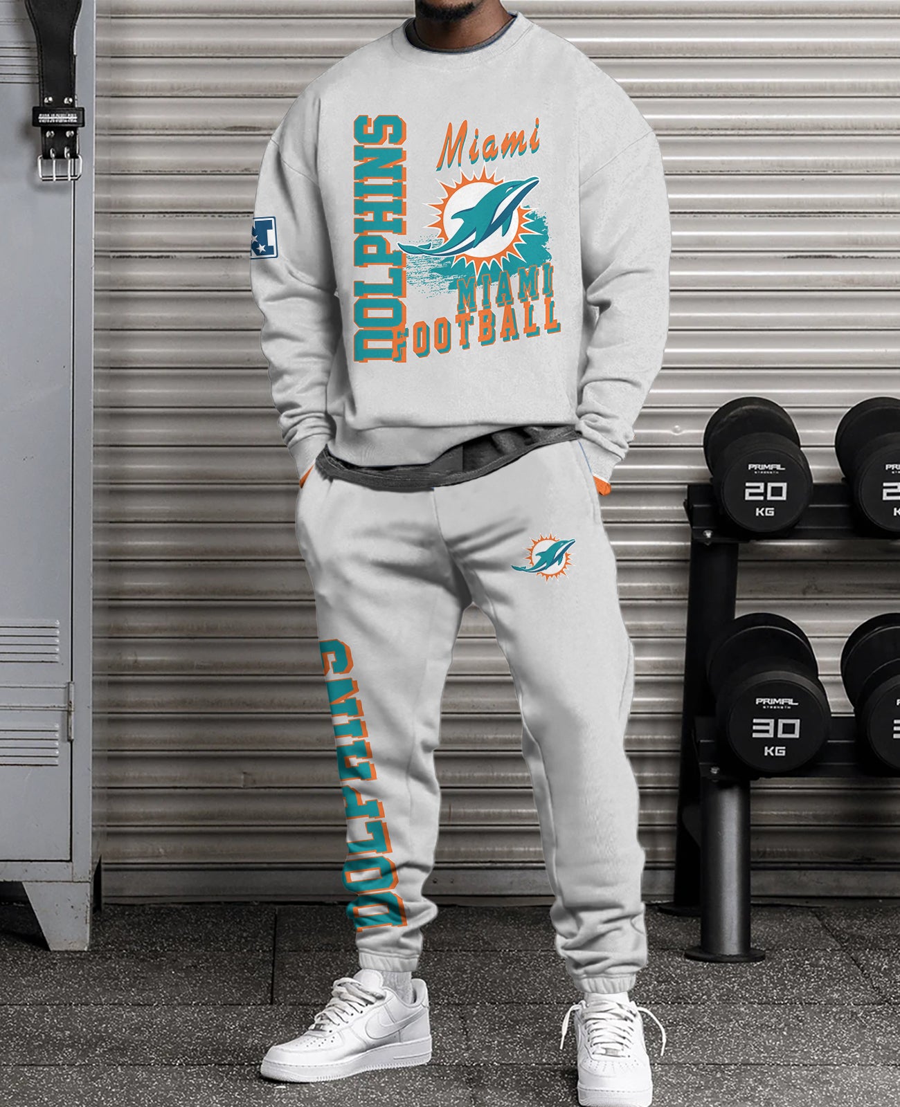 Miami Dolphins Combo 3D Sweatsuit and Sweatpants Unisex CBSP201