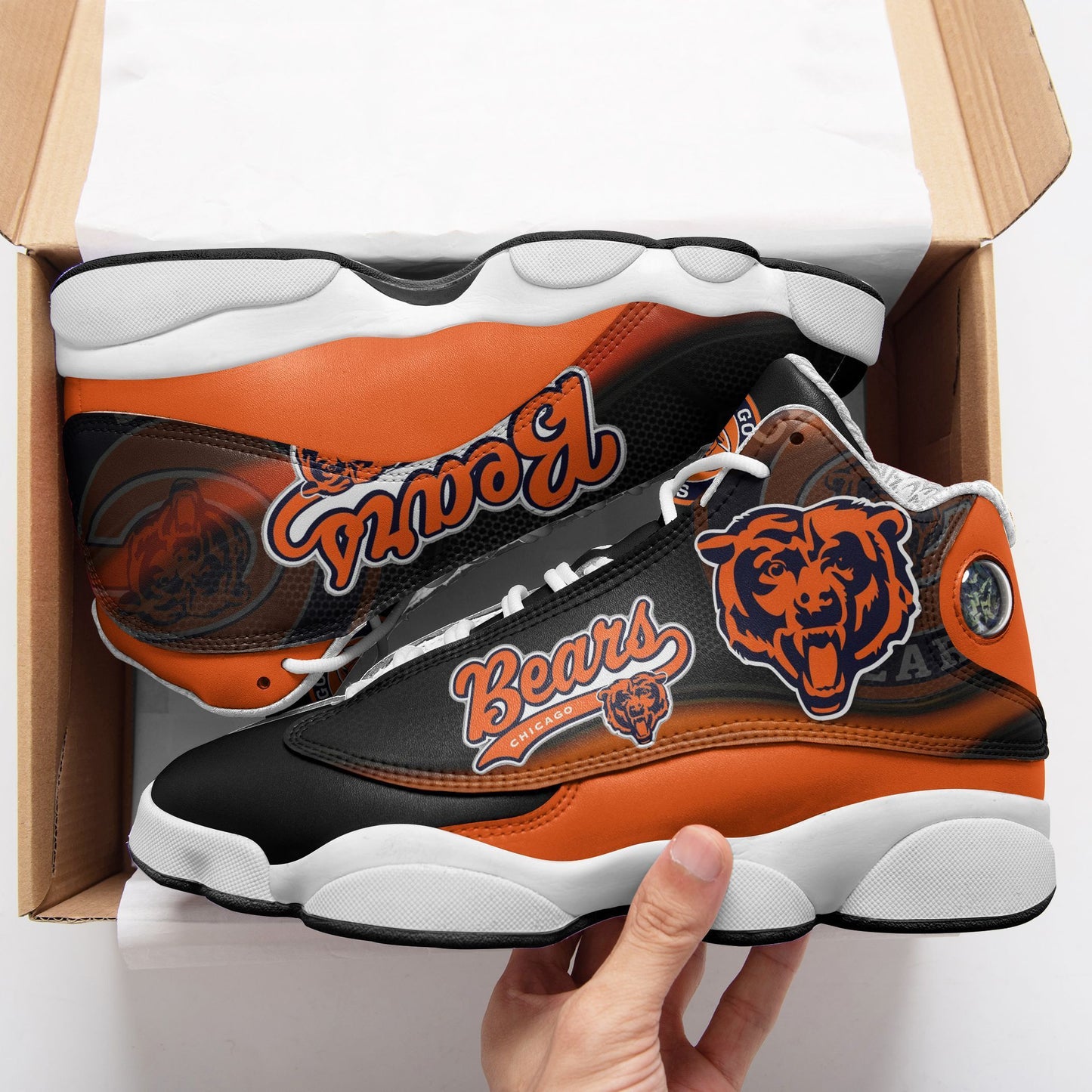 Chicago Bears Air JD13 Sneakers 677
