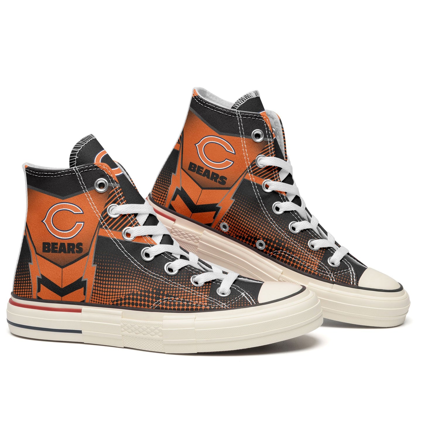 Chicago Bears New High Top Canvas Shoes 67