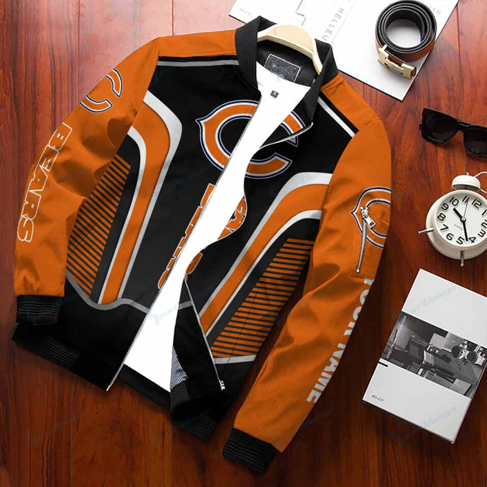 Chicago Bears Personalized Bomber Jacket BG338