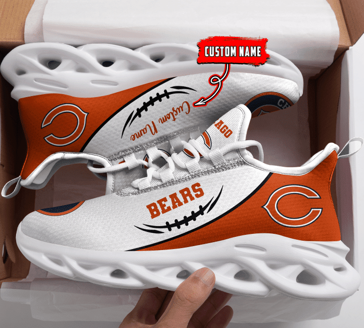 Chicago Bears Personalized Yezy Running Sneakers BG60