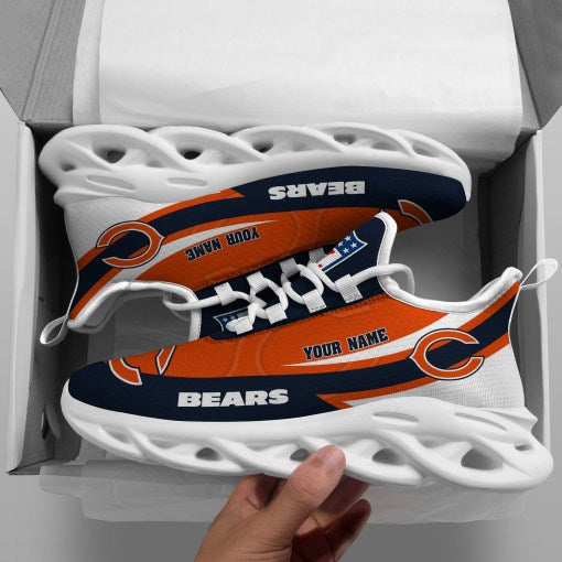 Chicago Bears Personalized Yezy Running Sneakers SPDMS789