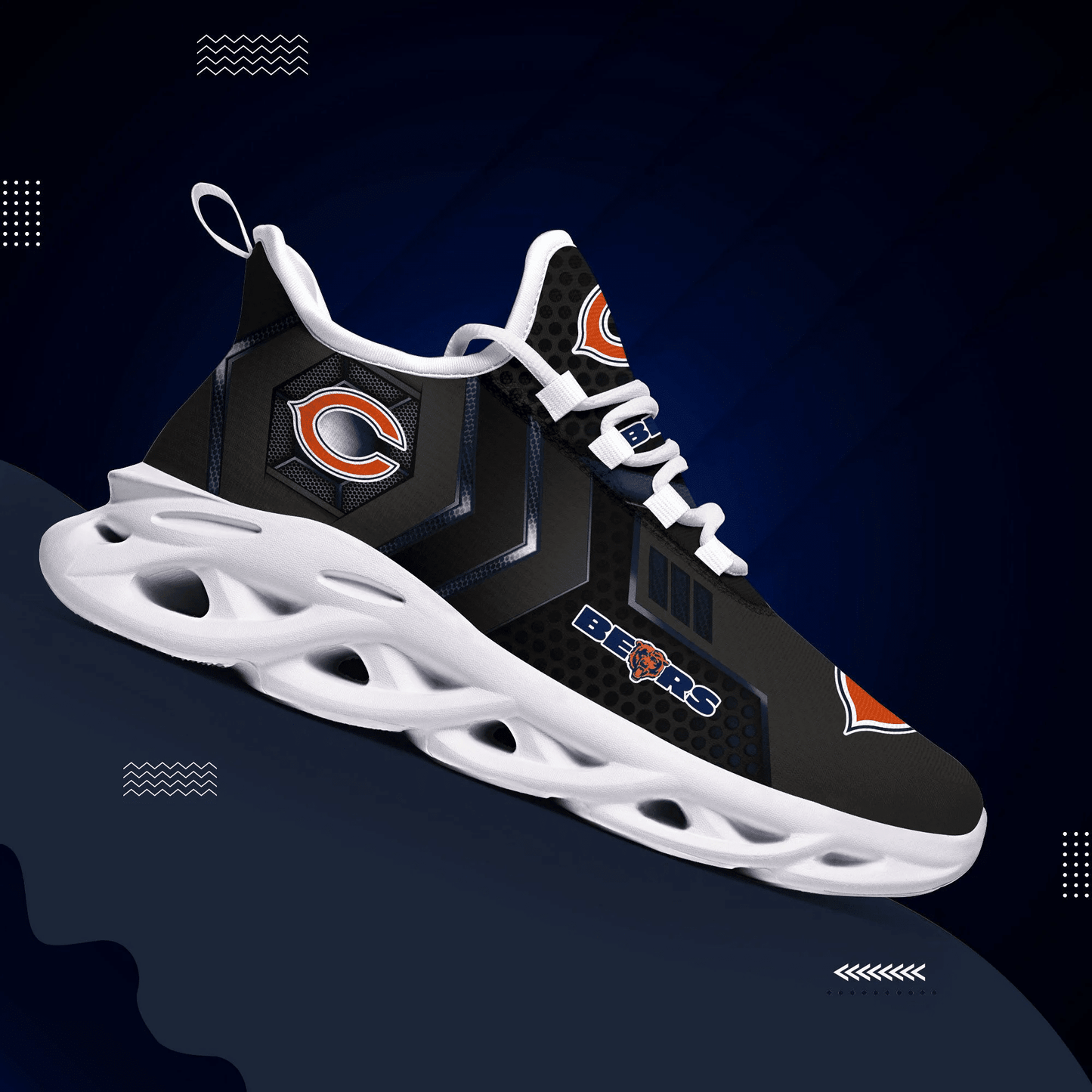 Chicago Bears Yezy Running Sneakers 206