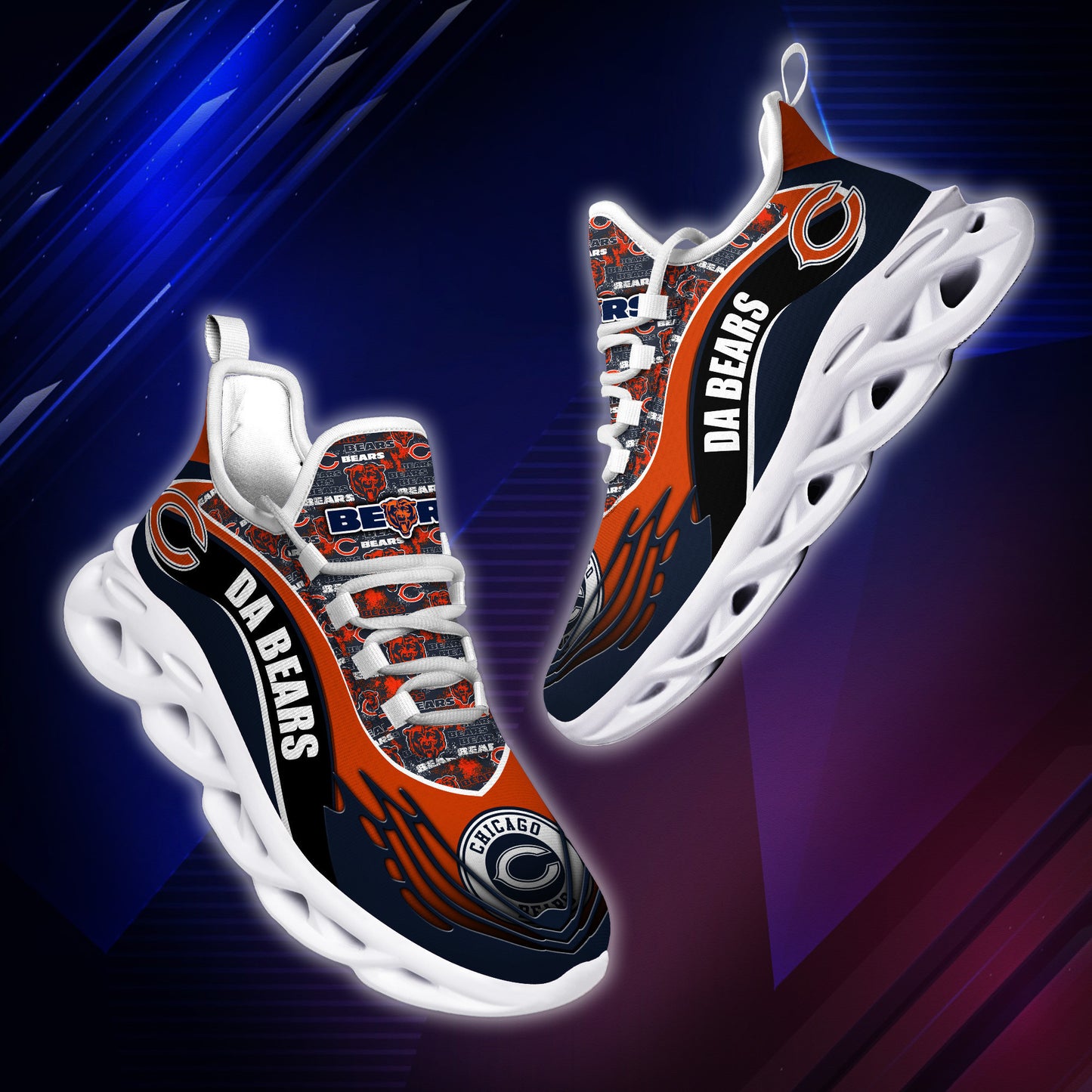 Chicago Bears Yezy Running Sneakers BB202