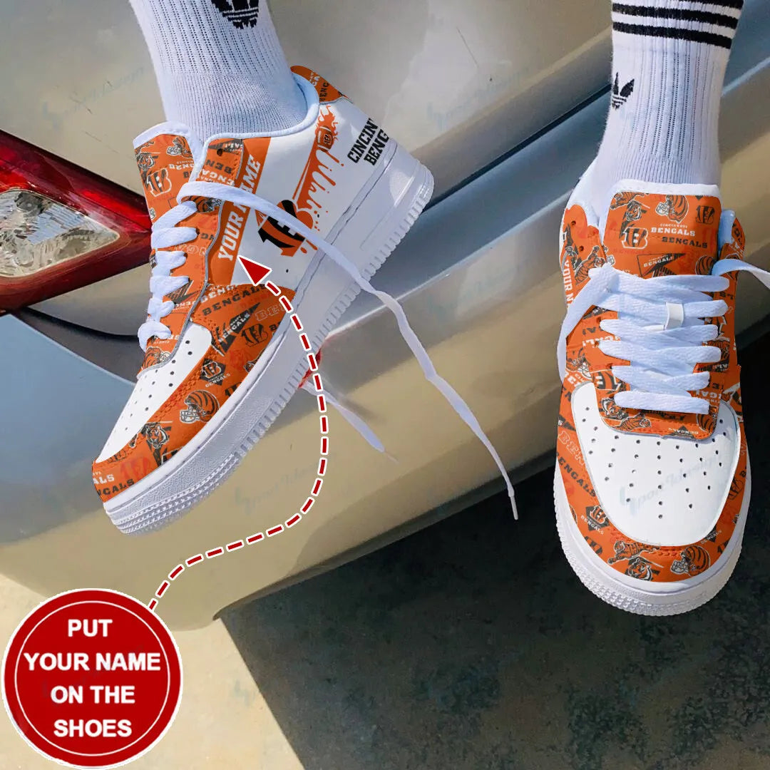 Cincinnati Bengals Personalized AF1 Shoes BG128