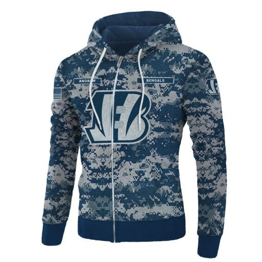 Cincinnati Bengals Personalized All Over Printed 388