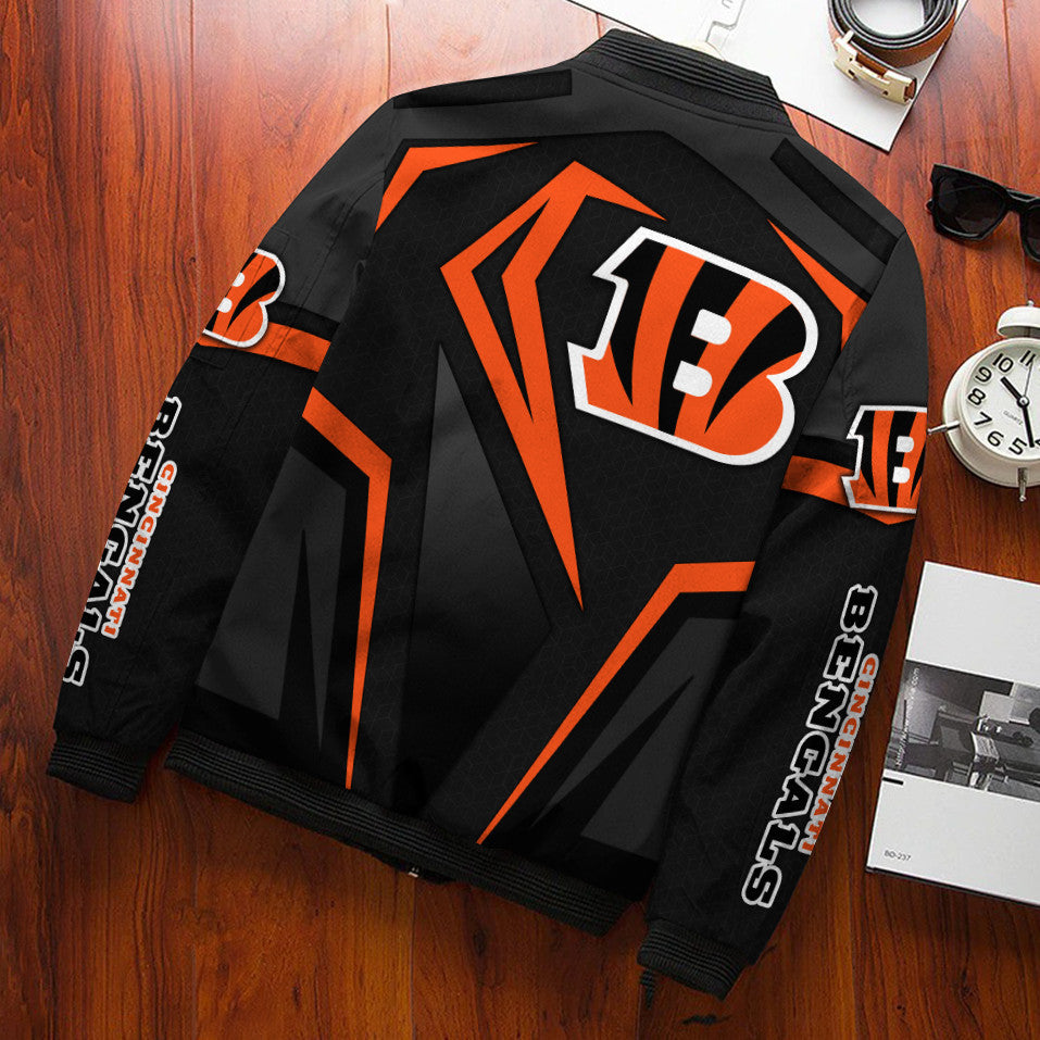 Cincinnati Bengals Personalized Bomber Jacket BG725