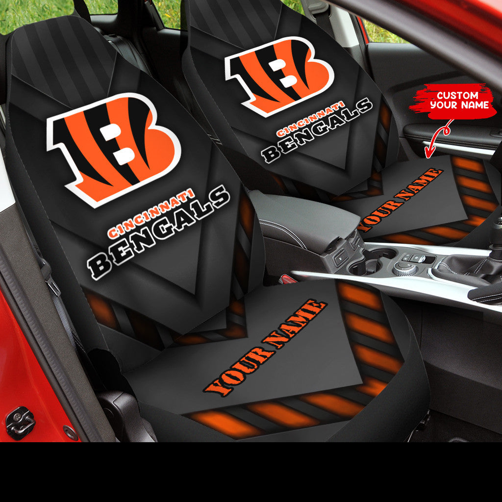 Cincinnati Bengals Personalized Car Seat Covers BG393