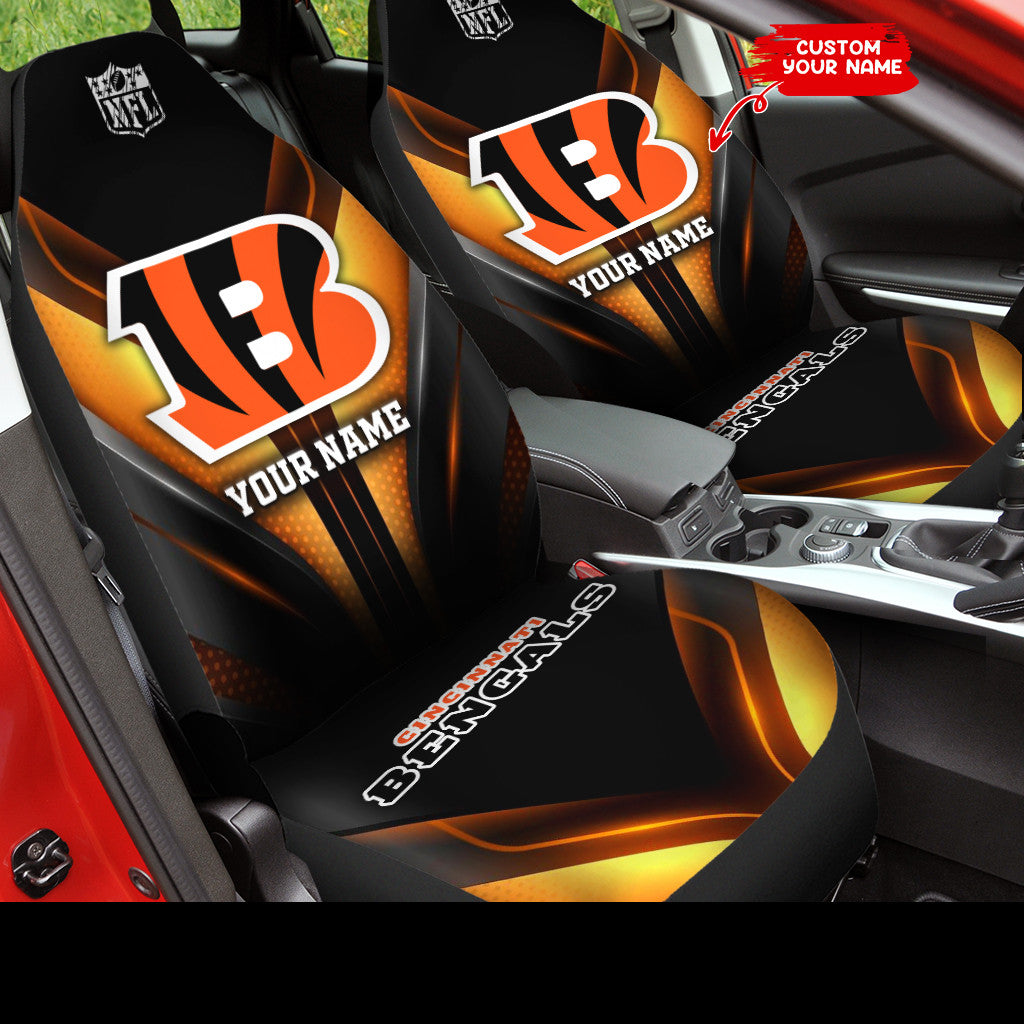 Cincinnati Bengals Personalized Car Seat Covers BG432
