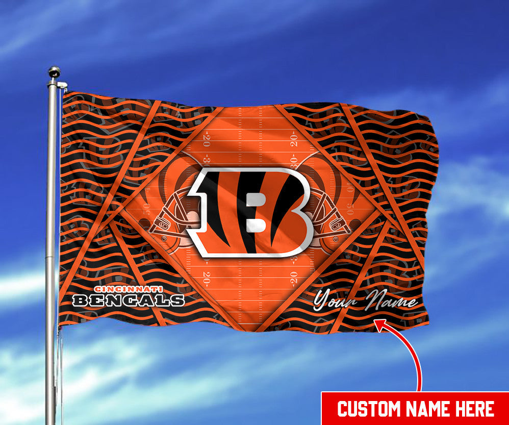 Cincinnati Bengals Personalized Flag 404