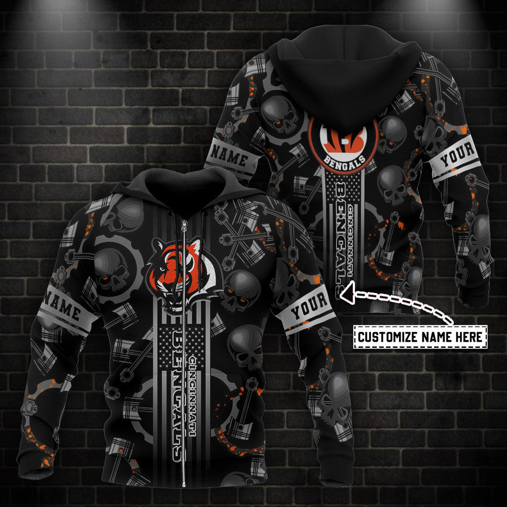 Cincinnati Bengals Personalized Hoodie BB38