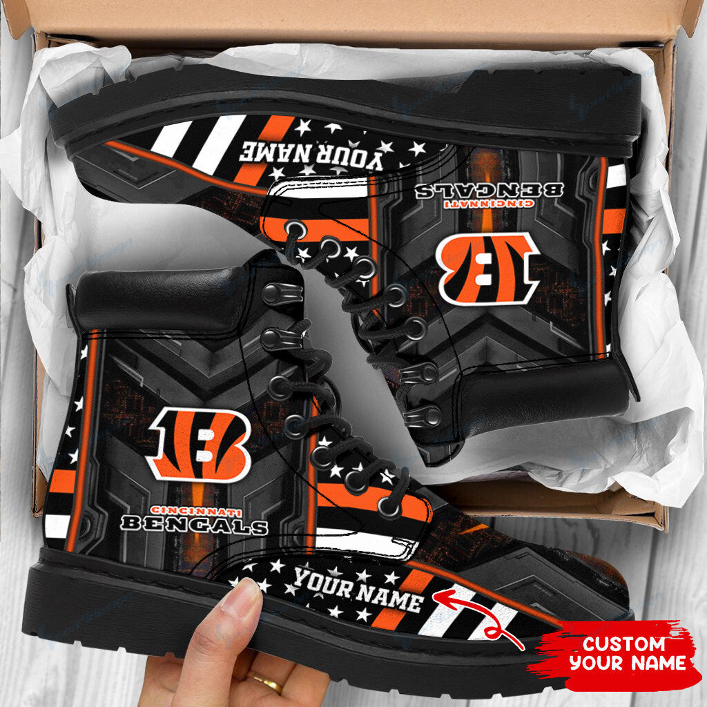 Cincinnati Bengals Personalized TBL Boots BG13