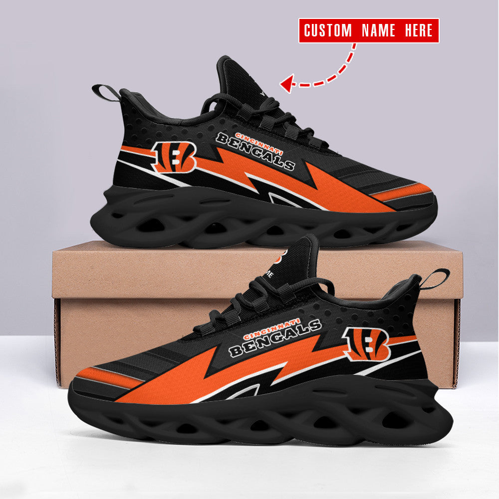 Cincinnati Bengals Personalized Yezy Running Sneakers BB125