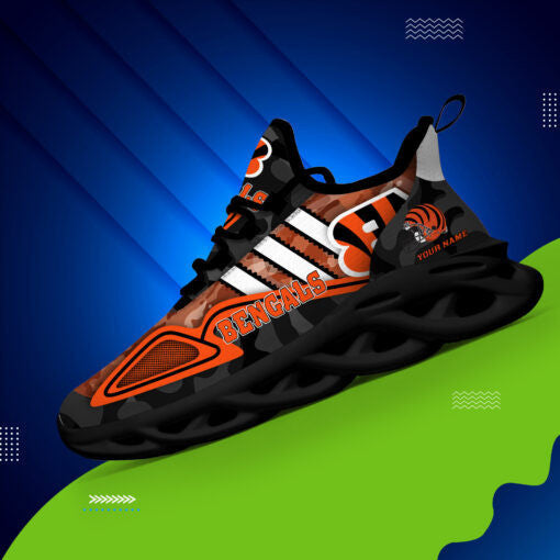 Cincinnati Bengals Personalized Yezy Running Sneakers BB270