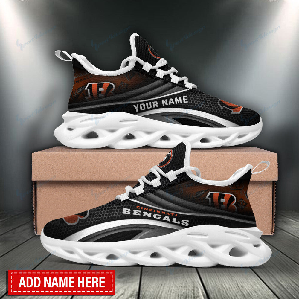 Cincinnati Bengals Personalized Yezy Running Sneakers BB796