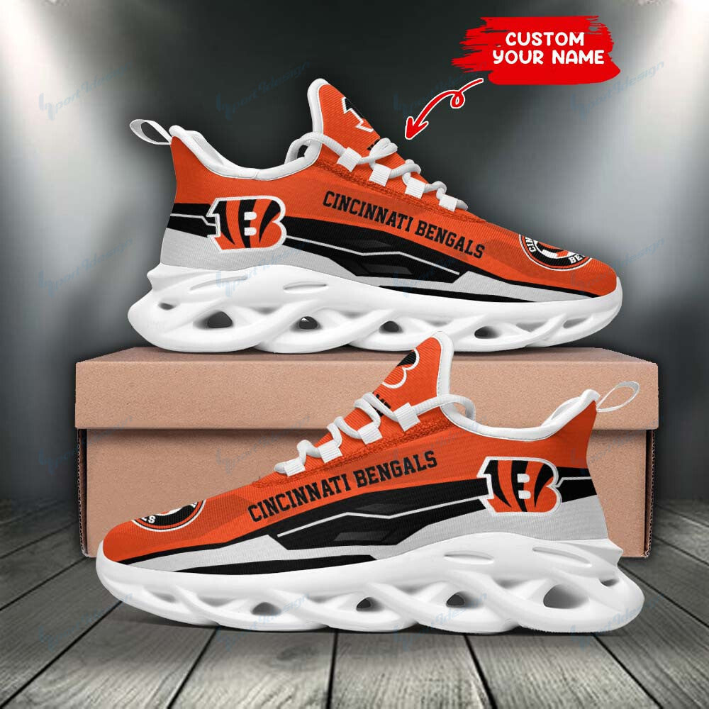 Cincinnati Bengals Personalized Yezy Running Sneakers BB932