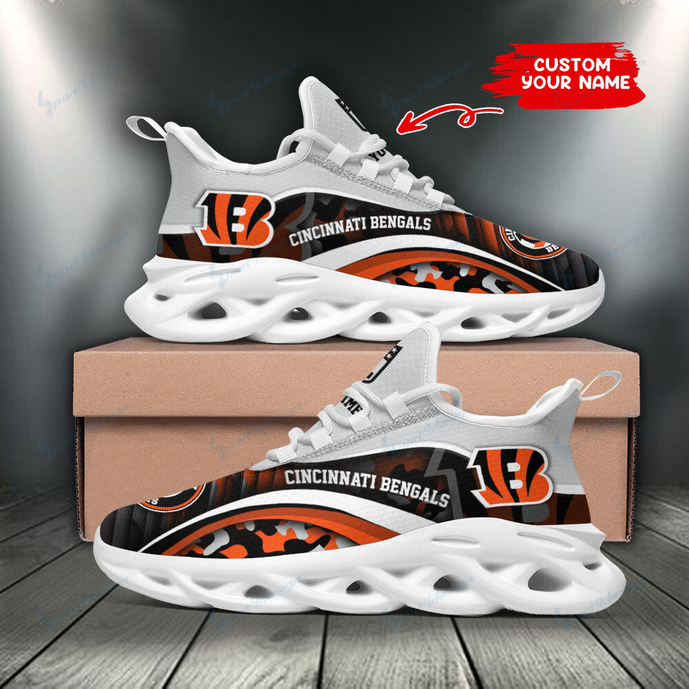 Cincinnati Bengals Personalized Yezy Running Sneakers BB995