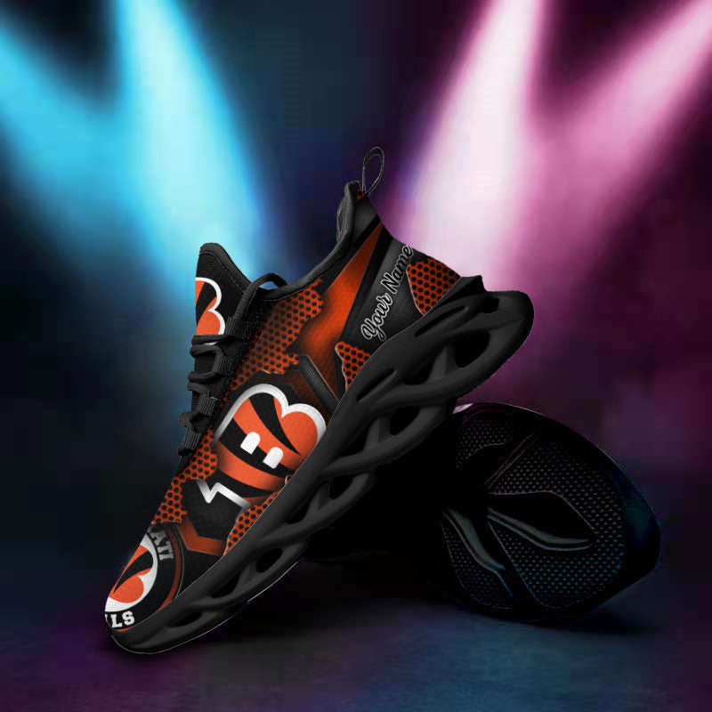 Cincinnati Bengals Personalized Yezy Running Sneakers BG773
