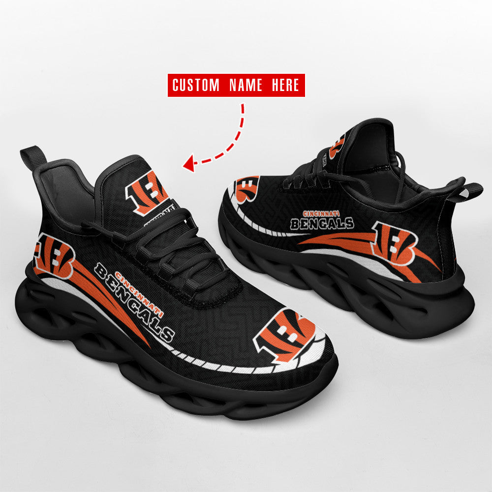 Cincinnati Bengals Personalized Yezy Running Sneakers SPD467