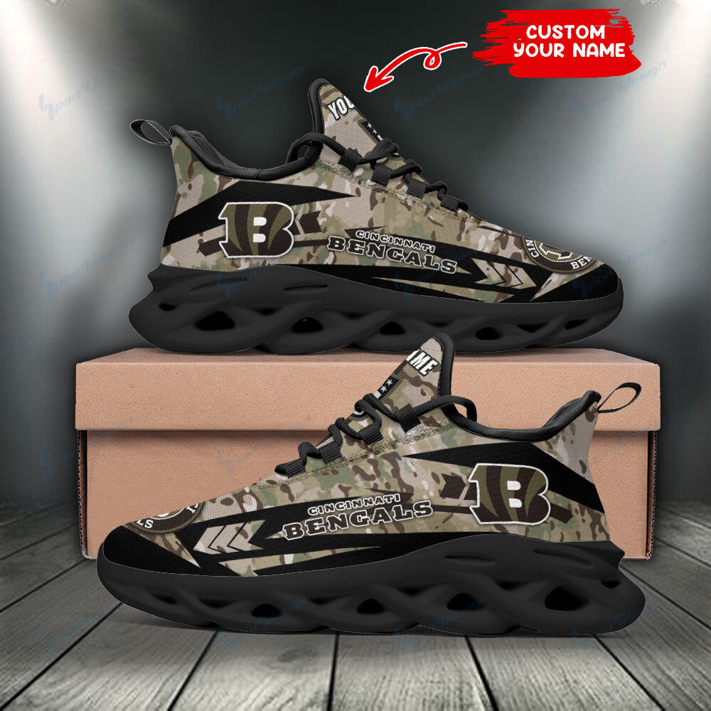 Cincinnati Bengals Personalized Yezy Running Sneakers SPD91