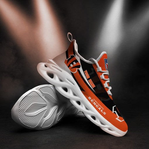 Cincinnati Bengals Personalized Yezy Running Sneakers SPDMS790