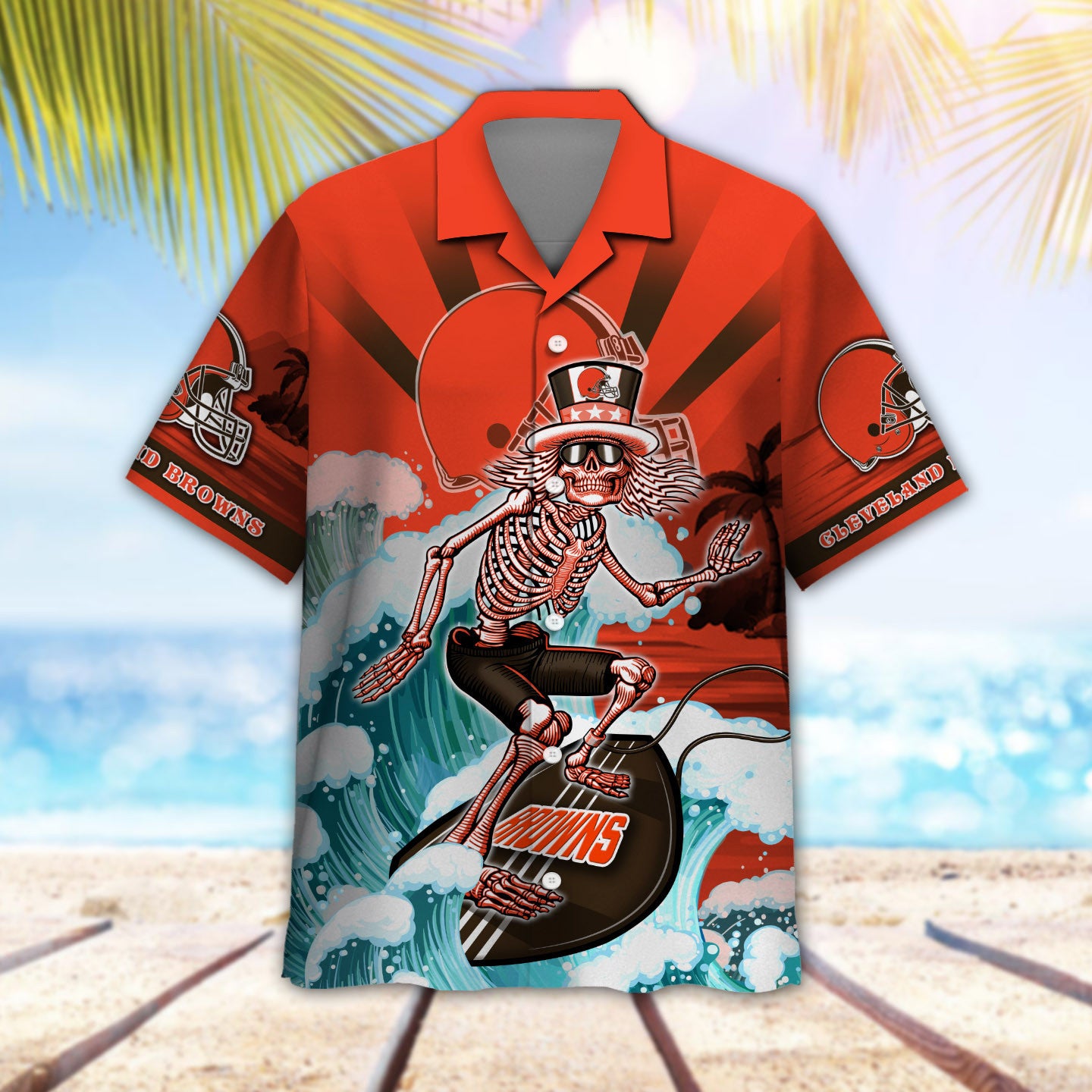 Cleveland Browns Button Shirt BG853