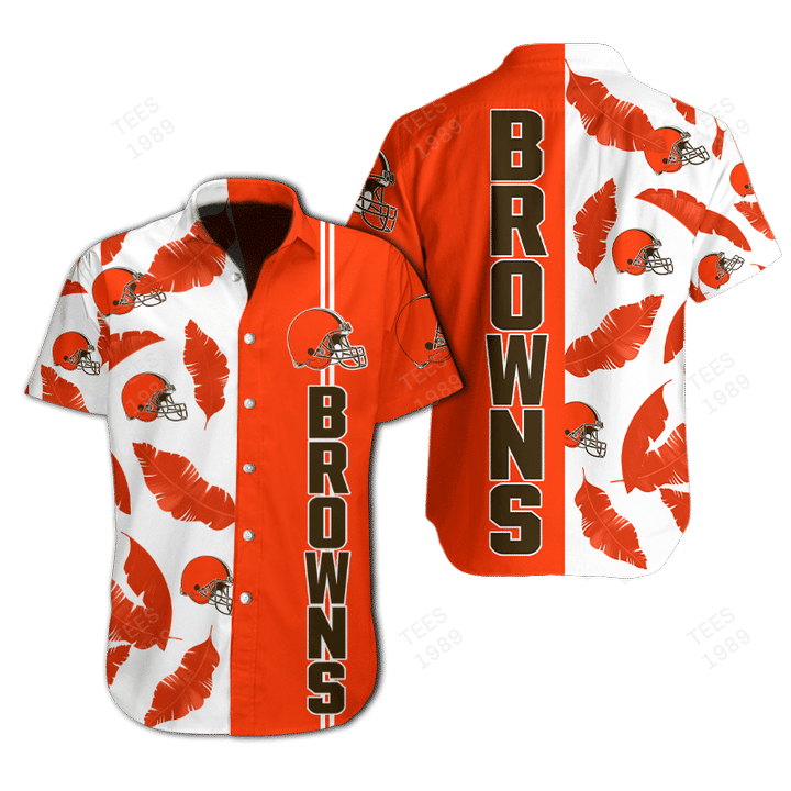 Cleveland Browns Hawaii Shirt & Shorts BG63