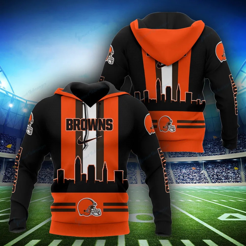 Cleveland Browns Hoodie and Jogger Set BG844