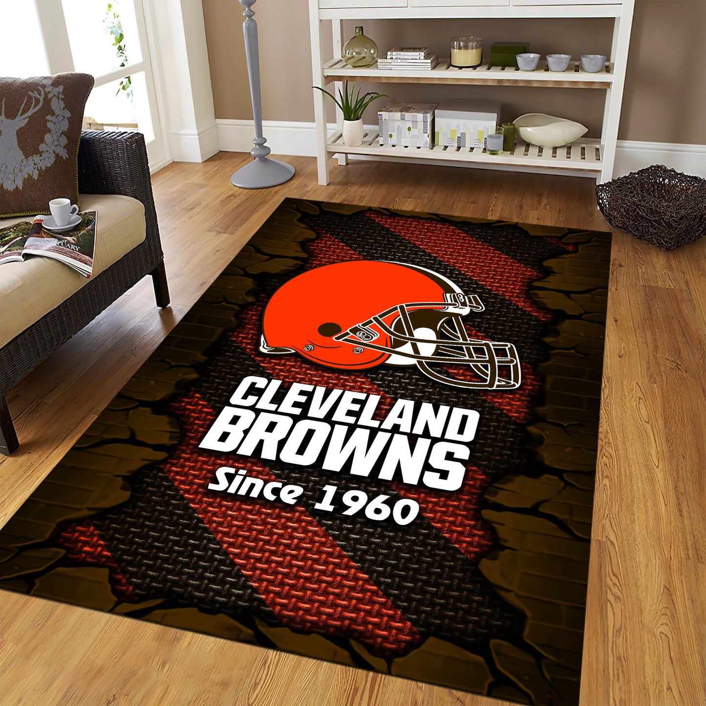 Cleveland Browns Rectangle Rug BGRERUG129