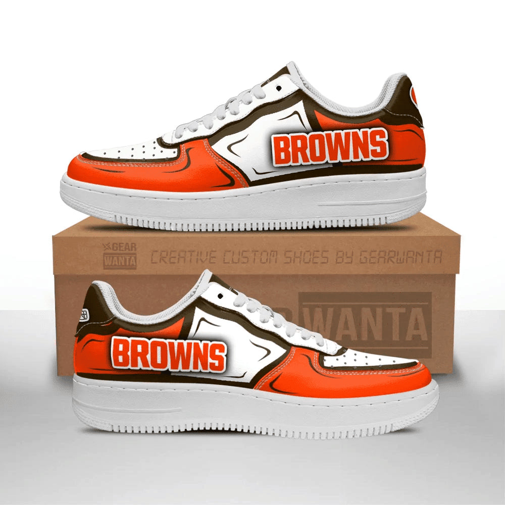 Cleveland Browns NFL Air Force 1 Sneaker Trending