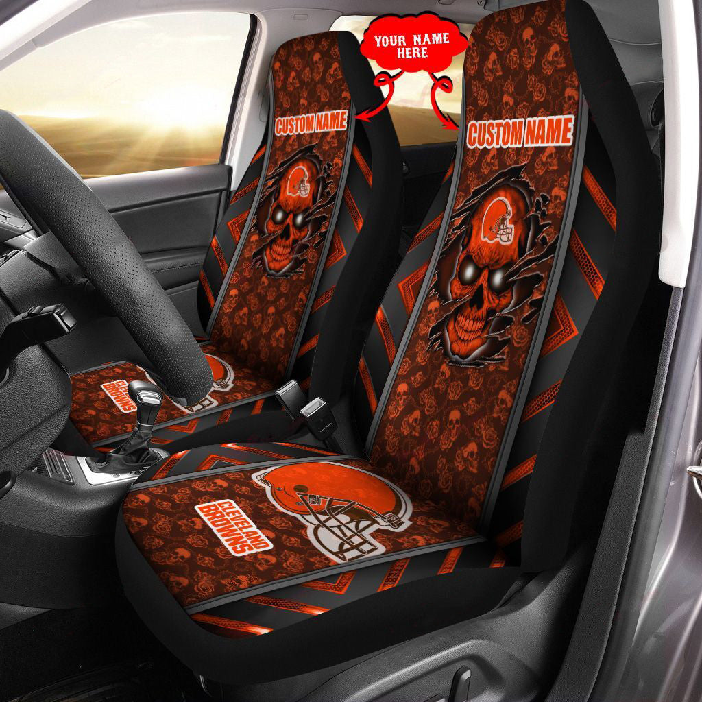 Cleveland Browns Personalized Car Seat Covers BG445