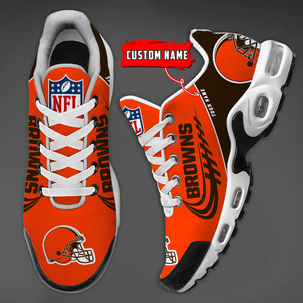 Cleveland Browns Personalized Plus T-N Youth Sneakers BG04