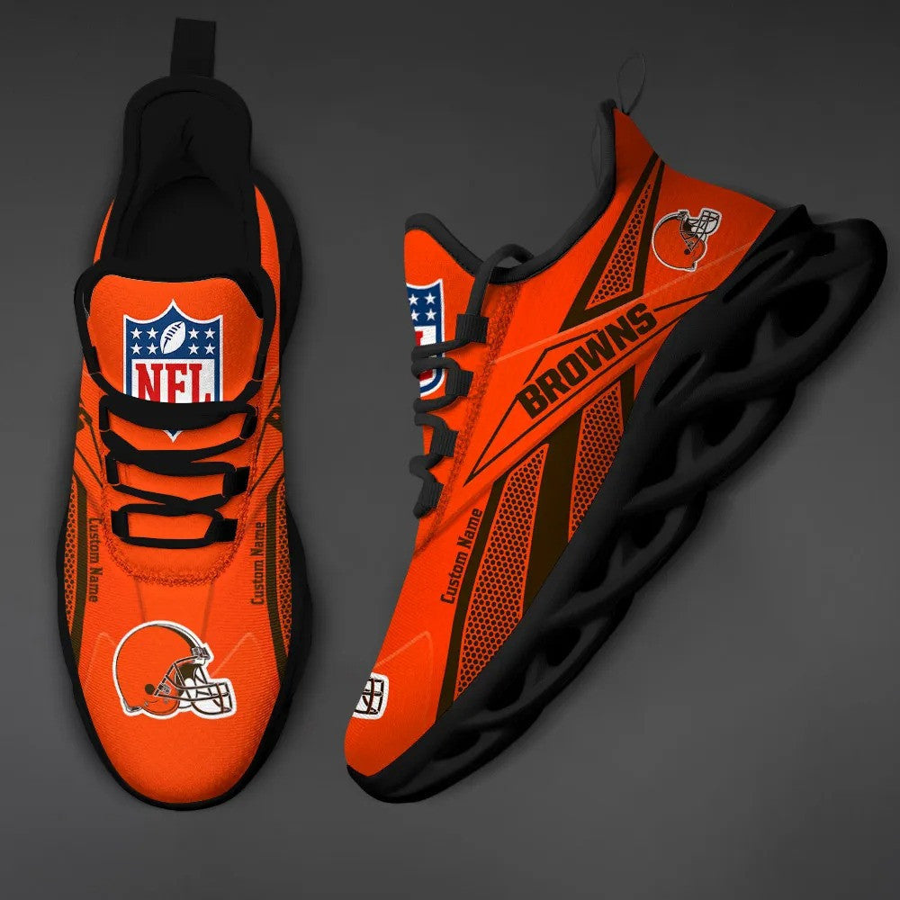 Cleveland Browns Personalized Yezy Running Sneakers SPD520