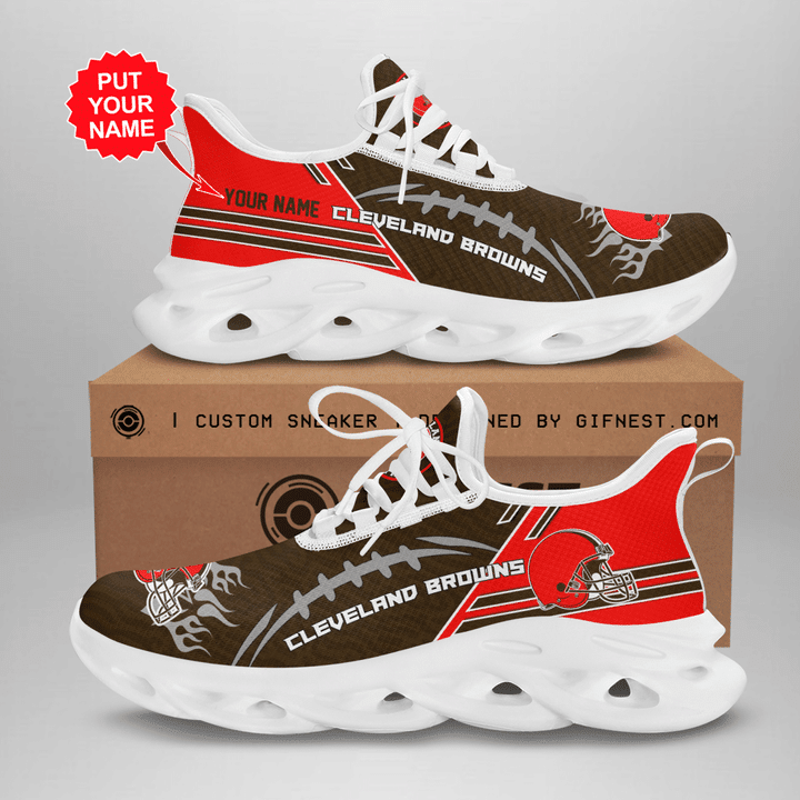 Cleveland Browns Yezy Running Sneakers 263