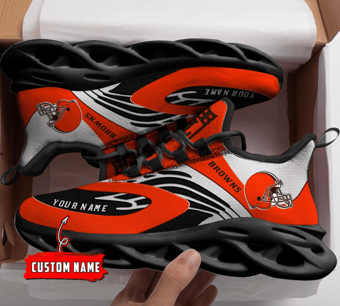 Cleveland Browns Yezy Running Sneakers 874