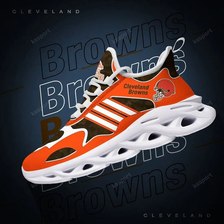 Cleveland Browns Yezy Running Sneakers BG523