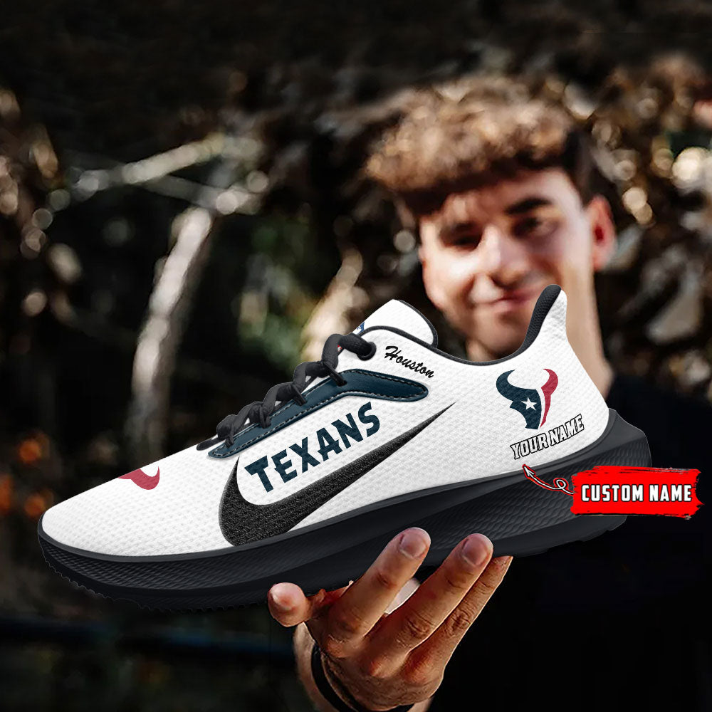 Houston Texans Lightweight Patch Decor Running Shoes AZBTRS000013