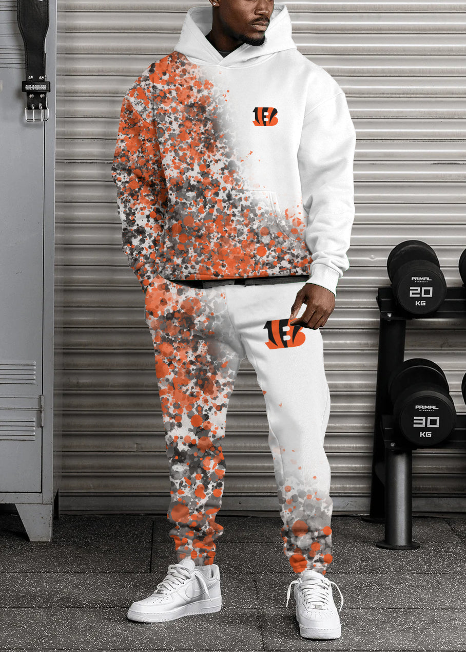 Cincinnati Bengals Combo Pullover Hoodie And Sweatpants AZBTPHSP000243