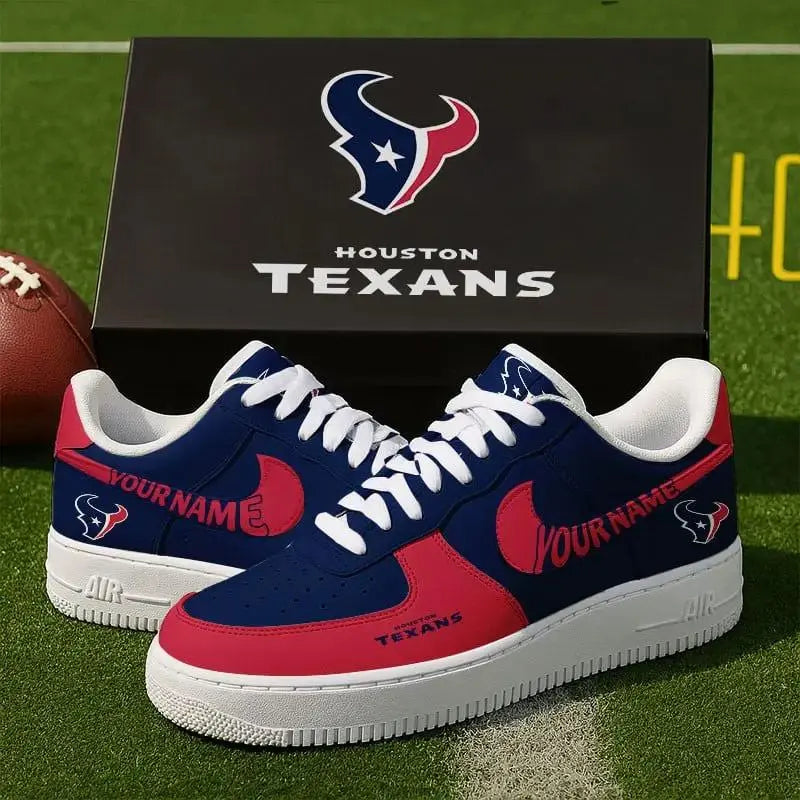 Houston Texans New Personalized AF1-1 Sneakers 2025 AZBTAF1N000013