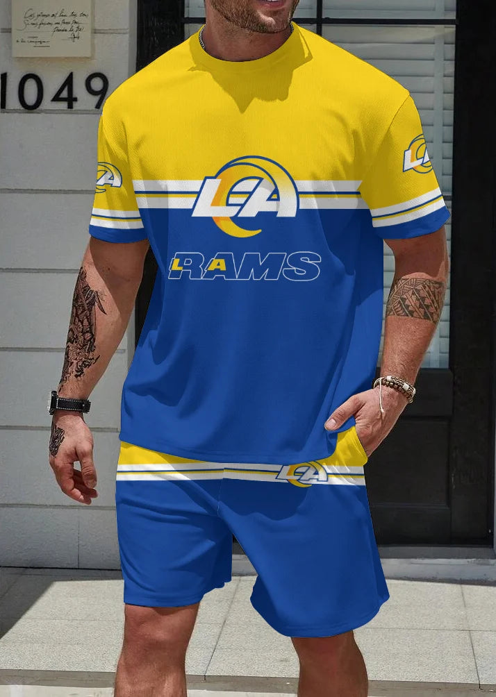 Los Angeles Chargers T-shirt and Shorts AZBTTSAS000023