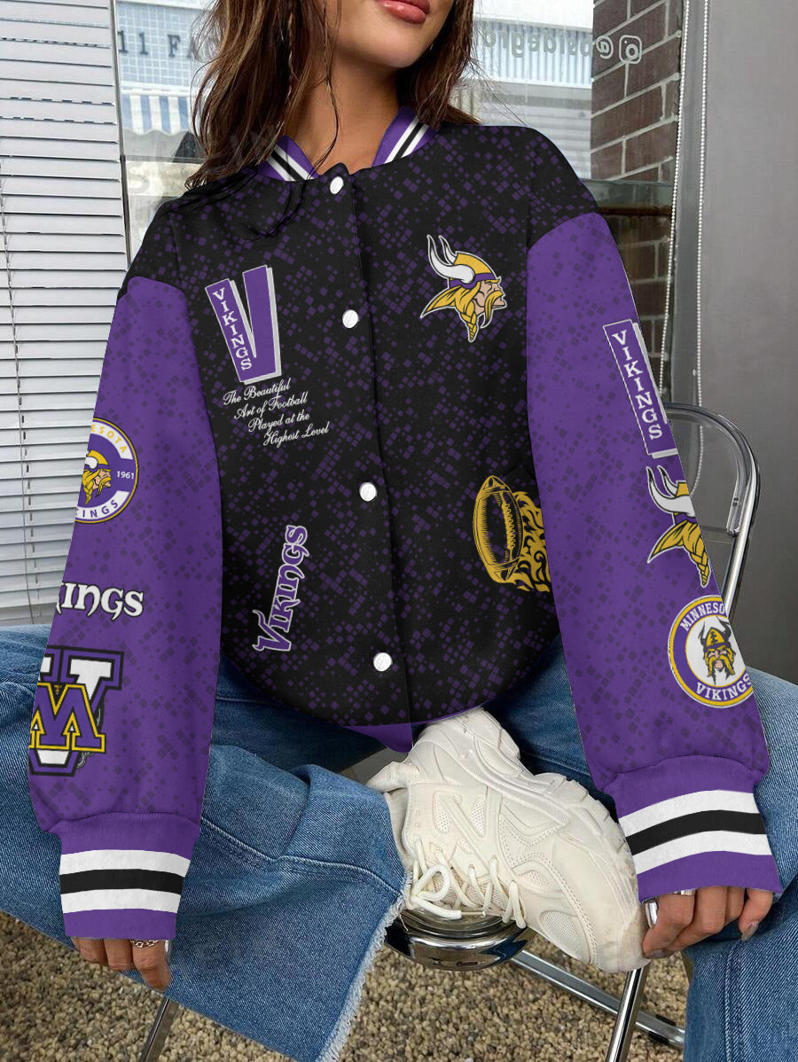Minnesota Vikings National Football League Varsity Jacket AZBTVJK000594