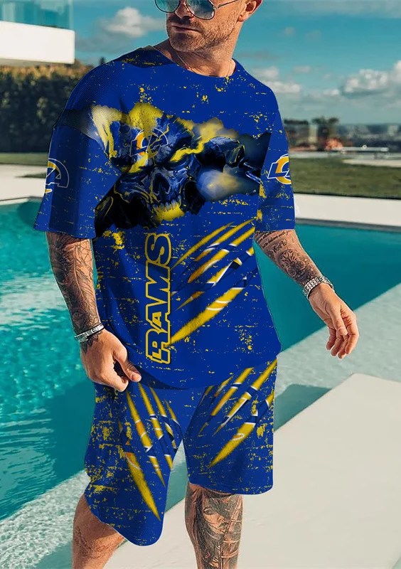 Los Angeles Rams T-shirt and Shorts AZTS558