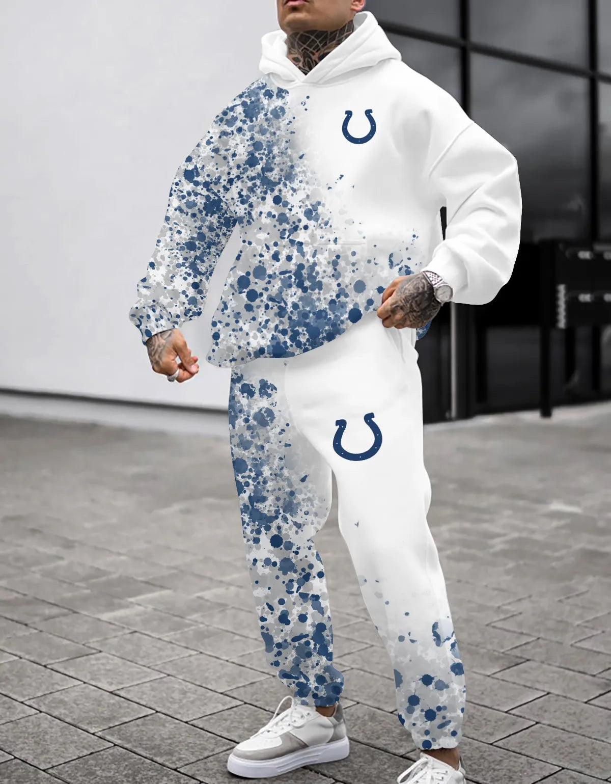 Indianapolis Colts Combo Pullover Hoodie And Sweatpants AZBTPHSP000200