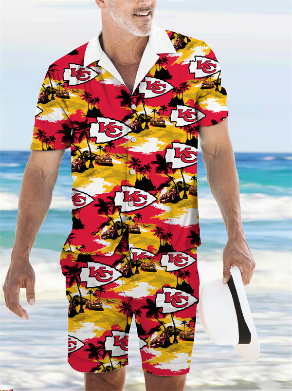 Kansas City Chiefs Combo Hawaiian Shirt and Shorts AZBTHWSS000056