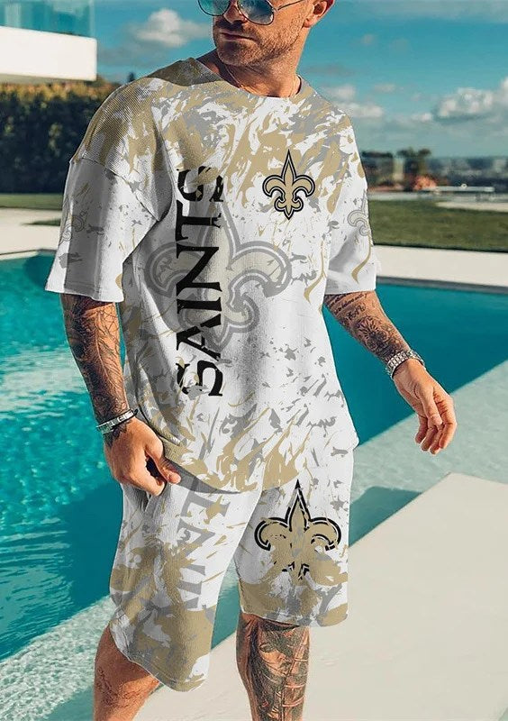New Orleans Saints T-shirt and Shorts AZTS084