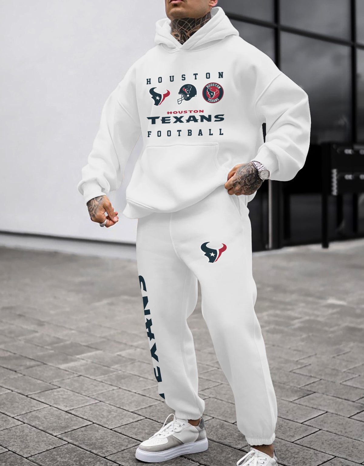 Houston Texans Combo Pullover Hoodie And Sweatpants AZBTPHSP000341