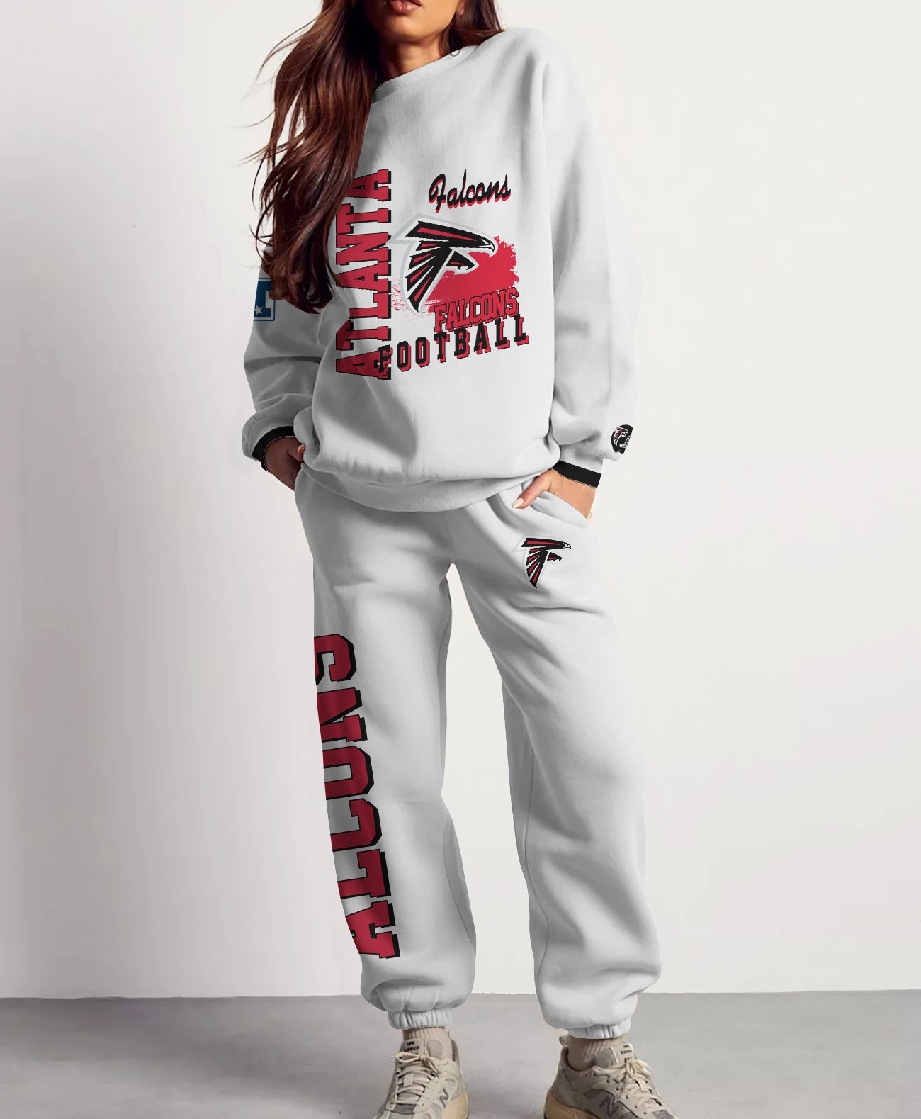 Atlanta Falcons Combo 3D Sweatsuit and Sweatpants Unisex CBSP11