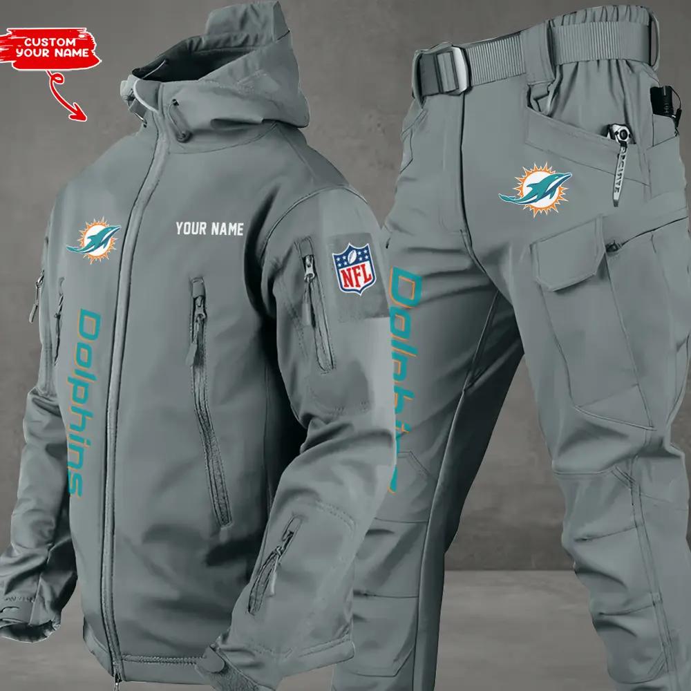 Miami Dolphins Outdoor Jacket and Pants 000015
